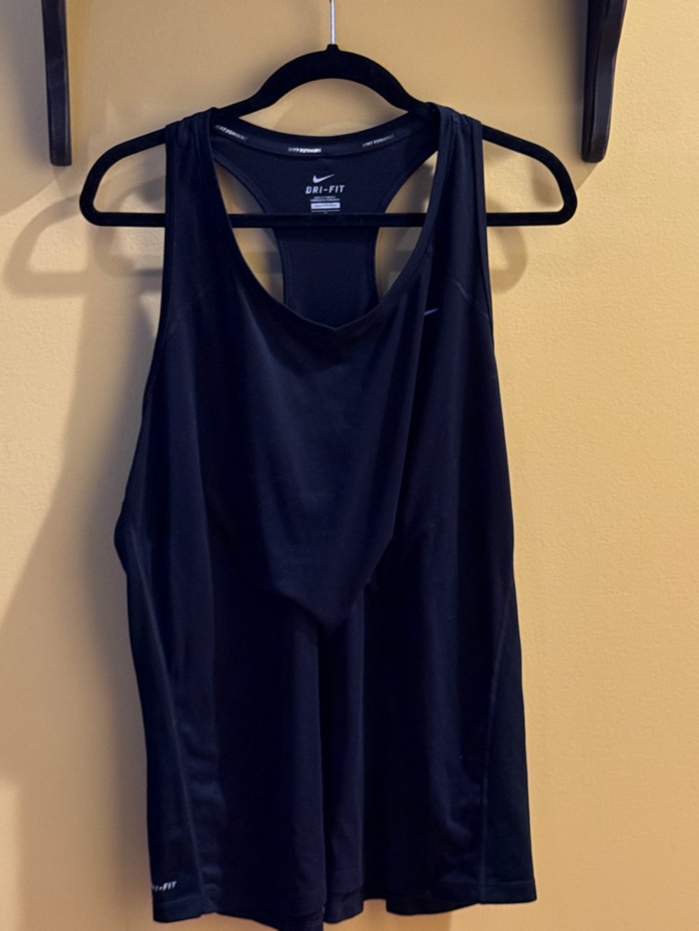 Nike Black Dri-FIT Racerback Tank Top
